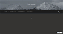 Desktop Screenshot of infomational.com